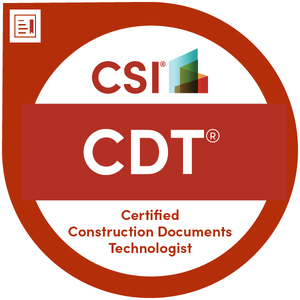 Construction Documents Technologist credential badge