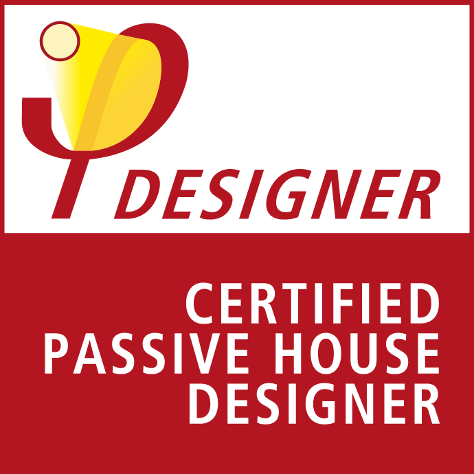 Certified Passive House Designer credential badge